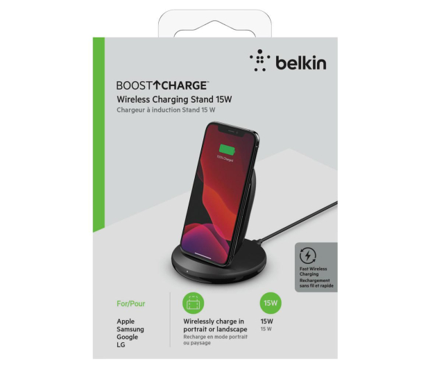 Belkin Boost Charge 15W (indukcyjna, czarna) - 710643 - zdjęcie 3